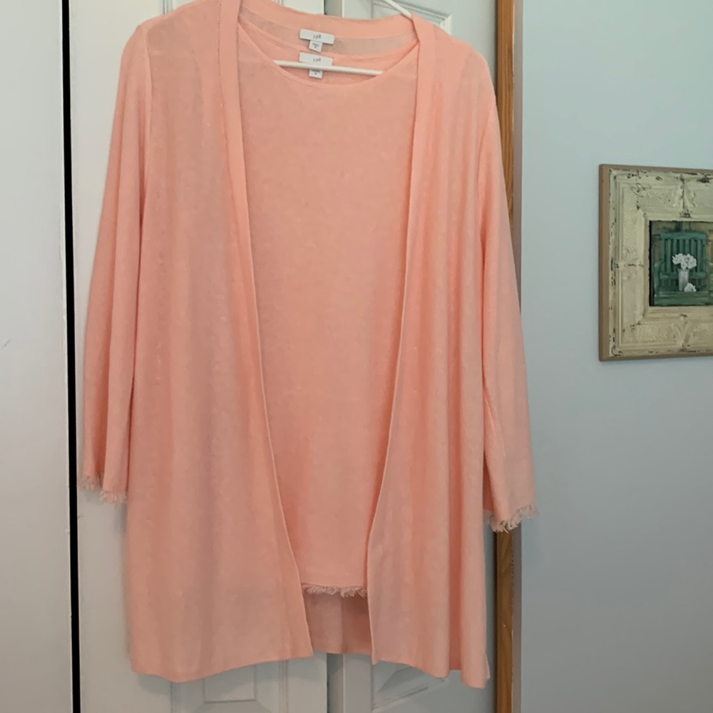 J Jill Cardigan with Matching Tank